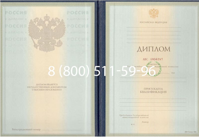 Купить Диплом о высшем образовании 1997-2002 годов в Альметьевске