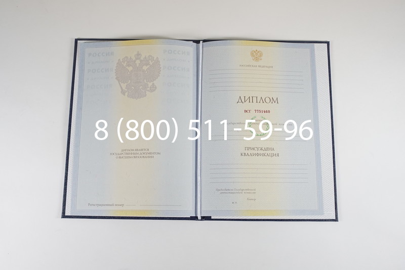 Диплом о высшем образовании 2010-2011 годов в Альметьевске